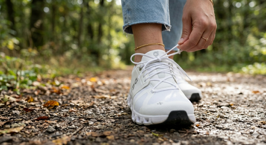 "How to tie a runner's knot for running shoes for women's heel lockdown"